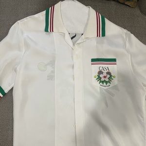 Casablanca silk shirt and shorts. Together or sep